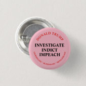 Badge Rond 2,50 Cm Étudiez, accusez et attaquez l'atout (Devant & derrière)