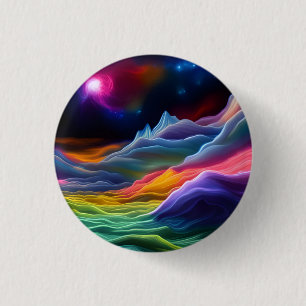 Badge Rond 2,50 Cm Évasion de l'espace Imaginaire