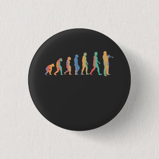 Badge Rond 2,50 Cm Évolution de la trompette (Devant)