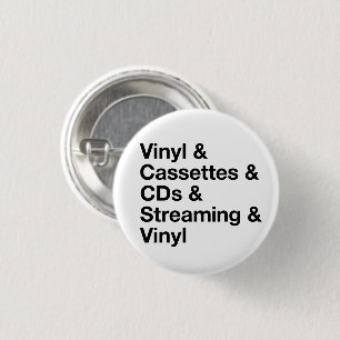Badge Rond 2,50 Cm Évolution du bouton de musique