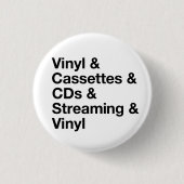 Badge Rond 2,50 Cm Évolution du bouton de musique (Devant)