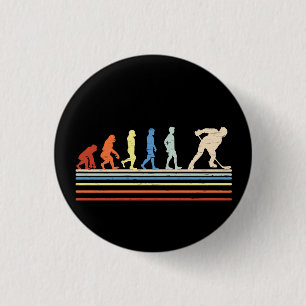 Badge Rond 2,50 Cm Évolution du hockey