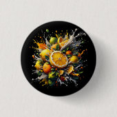 Badge Rond 2,50 Cm Explosion de Citrus (Devant)