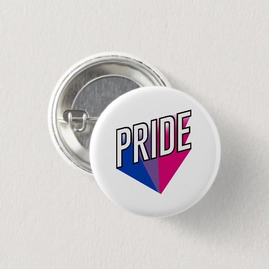 Badge Rond 2,50 Cm Explosion de fierté bisexuelle (Devant & derrière)