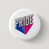 Badge Rond 2,50 Cm Explosion de fierté bisexuelle (Devant)