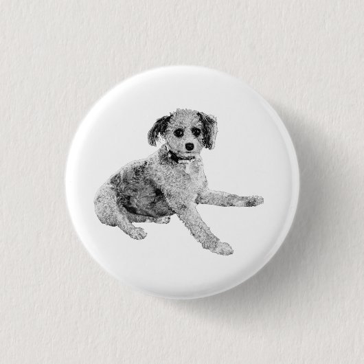 Badge Rond 2,50 Cm Expression aimable, artisanat subtil (Devant)