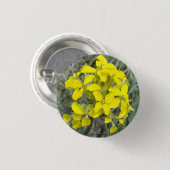 Badge Rond 2,50 Cm F14 Fleurs sauvages jaunes (Devant & derrière)