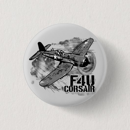 BADGE ROND 2,50 CM F4U CORSAIR (Devant)