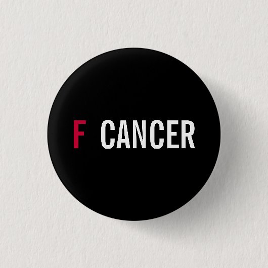 Badge Rond 2,50 Cm F CANCER button (Devant)
