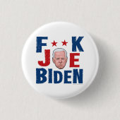 Badge Rond 2,50 Cm F**K JOE BIDEN Button (Devant)