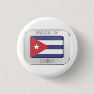 Badge Rond 2,50 Cm Fabriqué à Cuba