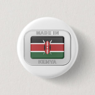 Badge Rond 2,50 Cm Fabriqué au Kenya