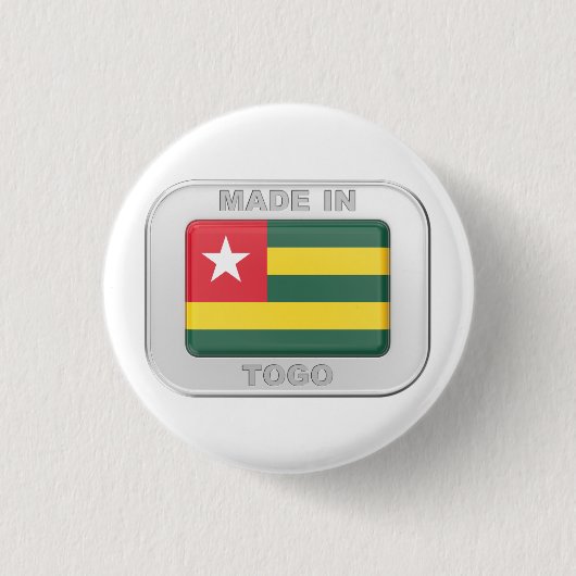 Badge Rond 2,50 Cm Fabriqué au Togo (Devant)
