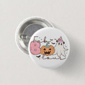 Badge Rond 2,50 Cm Fabuleux Halloween (Devant & derrière)