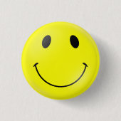 Badge Rond 2,50 Cm Face jaune (Devant)