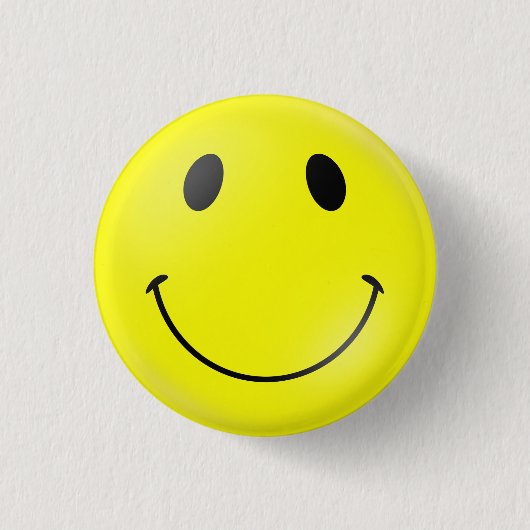 Badge Rond 2,50 Cm Face jaune (Devant)