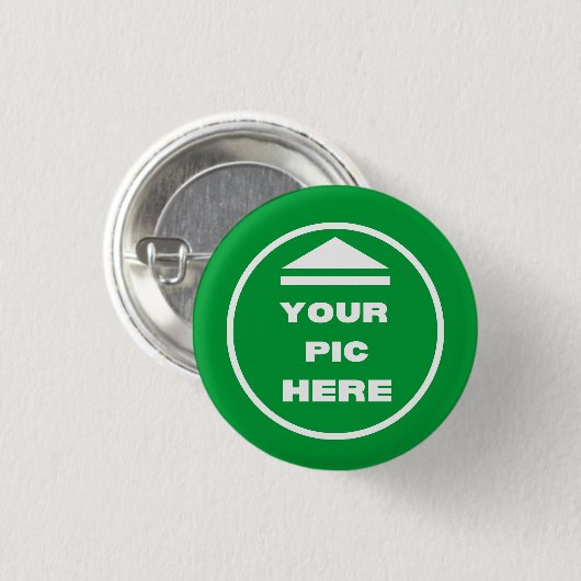 Badge Rond 2,50 Cm FACILE ! Bouton rond - Petit, 1¼ Pouce - Personnal (Devant & derrière)