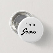 Badge Rond 2,50 Cm Faire confiance à Jésus (Devant & derrière)
