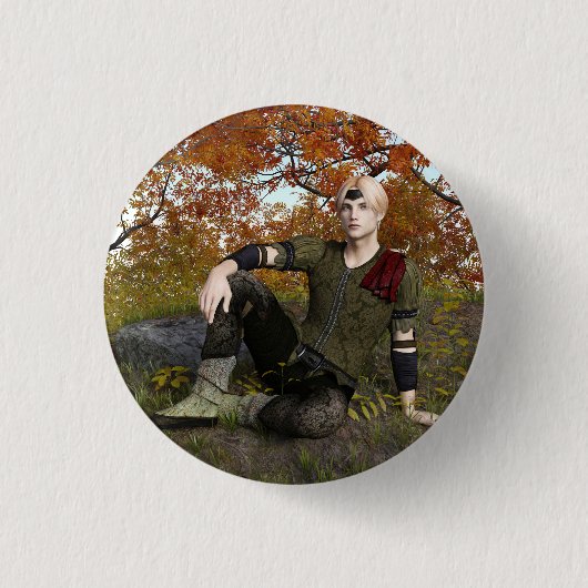 Badge Rond 2,50 Cm Fairy Tale Prince (Devant)