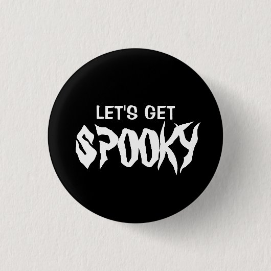 Badge Rond 2,50 Cm Faisons Éffrayant T-shirt pour Halloween (Devant)