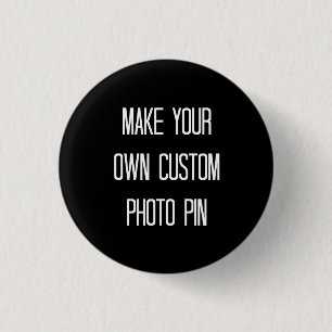 Badge Rond 2,50 Cm Faites votre propre broche photo personnalisée /