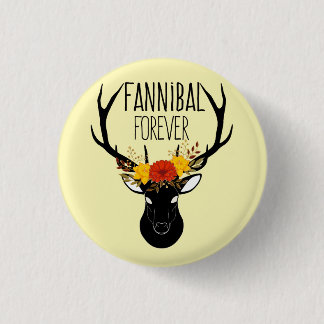 Badge Rond 2,50 Cm Fannibal pour toujours