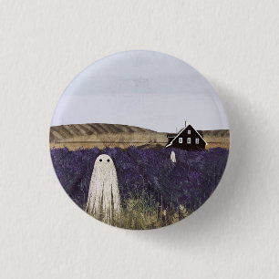 Badge Rond 2,50 Cm Fantôme de lavande