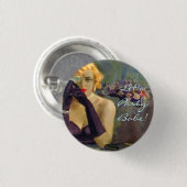 Badge Rond 2,50 Cm Fatale féminine ~ Bouton (Devant & derrière)
