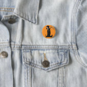 Badge Rond 2,50 Cm Faucheuse Animée (En situation)