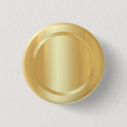Badge Rond 2,50 Cm Faux Gold Glamor Elégant Modèle tendance (Devant)