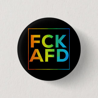 Badge Rond 2,50 Cm FCK AFD mit Rahmen schwarz