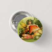 Badge Rond 2,50 Cm Fée des champignons Thunder_Cove (Devant & derrière)