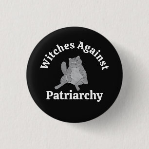 Badge Rond 2,50 Cm Féministe Chatte Sorcière Amoureuse Politique Prot