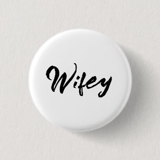 Badge Rond 2,50 Cm Femme vintage Noir Script Femmes