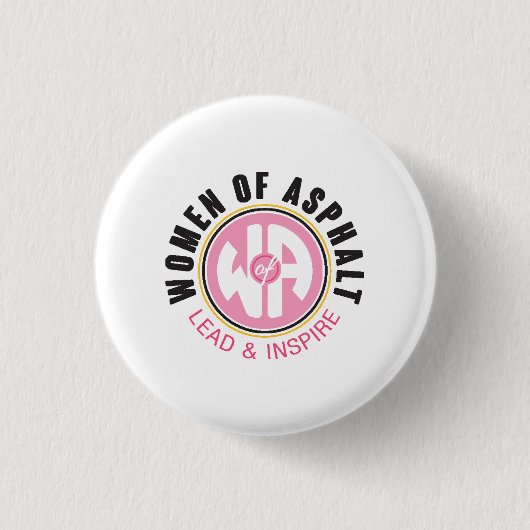 Badge Rond 2,50 Cm Femmes du bouton Asphalt (Devant)