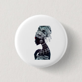 Badge Rond 2,50 Cm Femmes Tribales