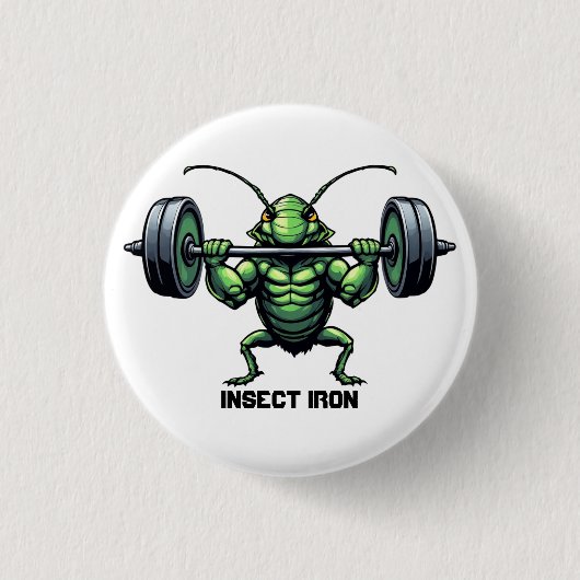 Badge Rond 2,50 Cm Fer d'insectes (Devant)