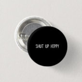Badge Rond 2,50 Cm fermer hippy (Devant & derrière)