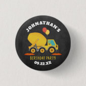 Badge Rond 2,50 Cm Fête d'anniversaire de la construction (Devant)