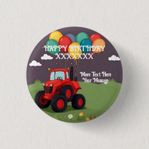 Badge Rond 2,50 Cm Fête d'anniversaire personnalisée