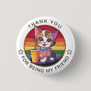 Badge Rond 2,50 Cm fête de l'amitié