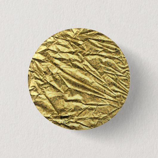 Badge Rond 2,50 Cm Feuille d'or brillante (Devant)