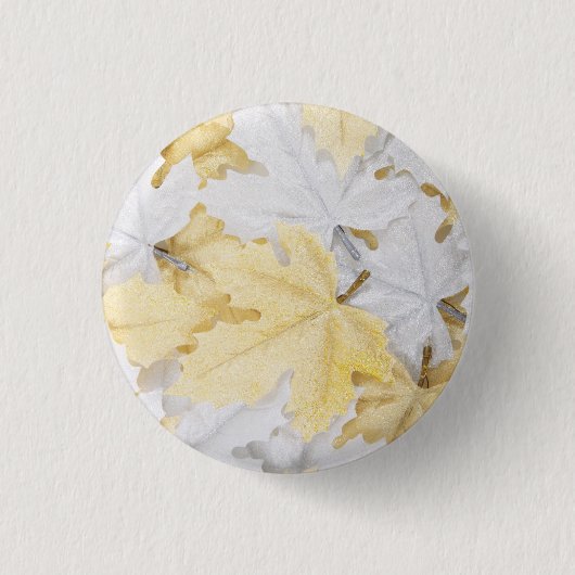 Badge Rond 2,50 Cm Feuilles d'automne (Devant)