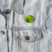 Badge Rond 2,50 Cm Feuilles verts Hosta (En situation)