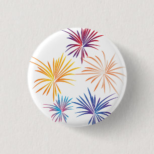 Badge Rond 2,50 Cm Feux