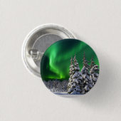 Badge Rond 2,50 Cm Feux nordiques en hiver (Devant & derrière)