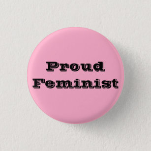Badge Rond 2,50 Cm Fier féministe