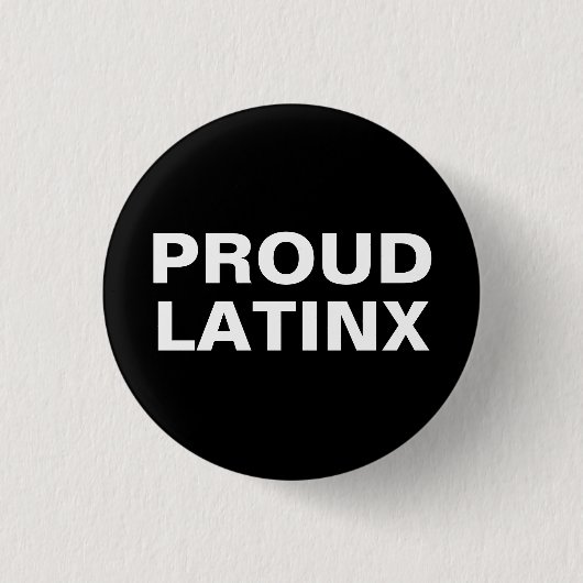 Badge Rond 2,50 Cm Fier noir et blanc latino (Devant)