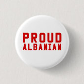 Badge Rond 2,50 Cm Fière Albanaise (Devant)