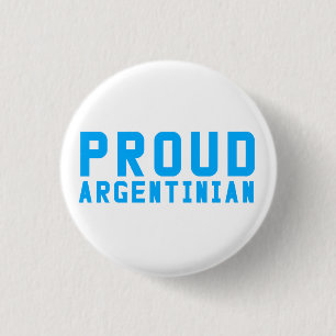 Badge Rond 2,50 Cm Fière de l'Argentine